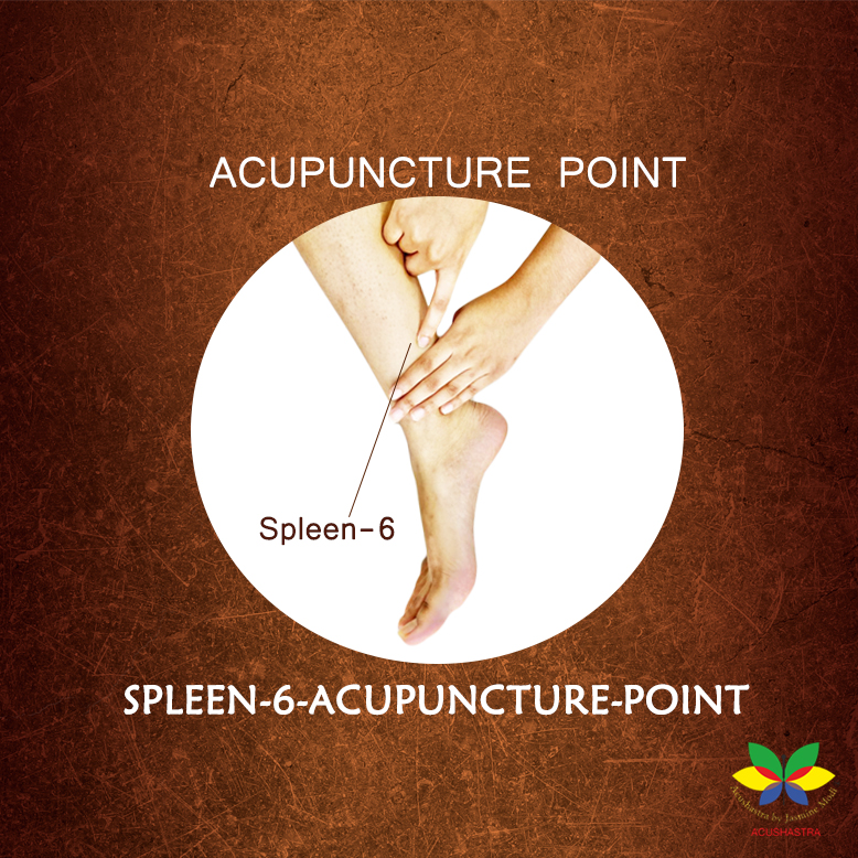 Spleen 6 Acupuncture point